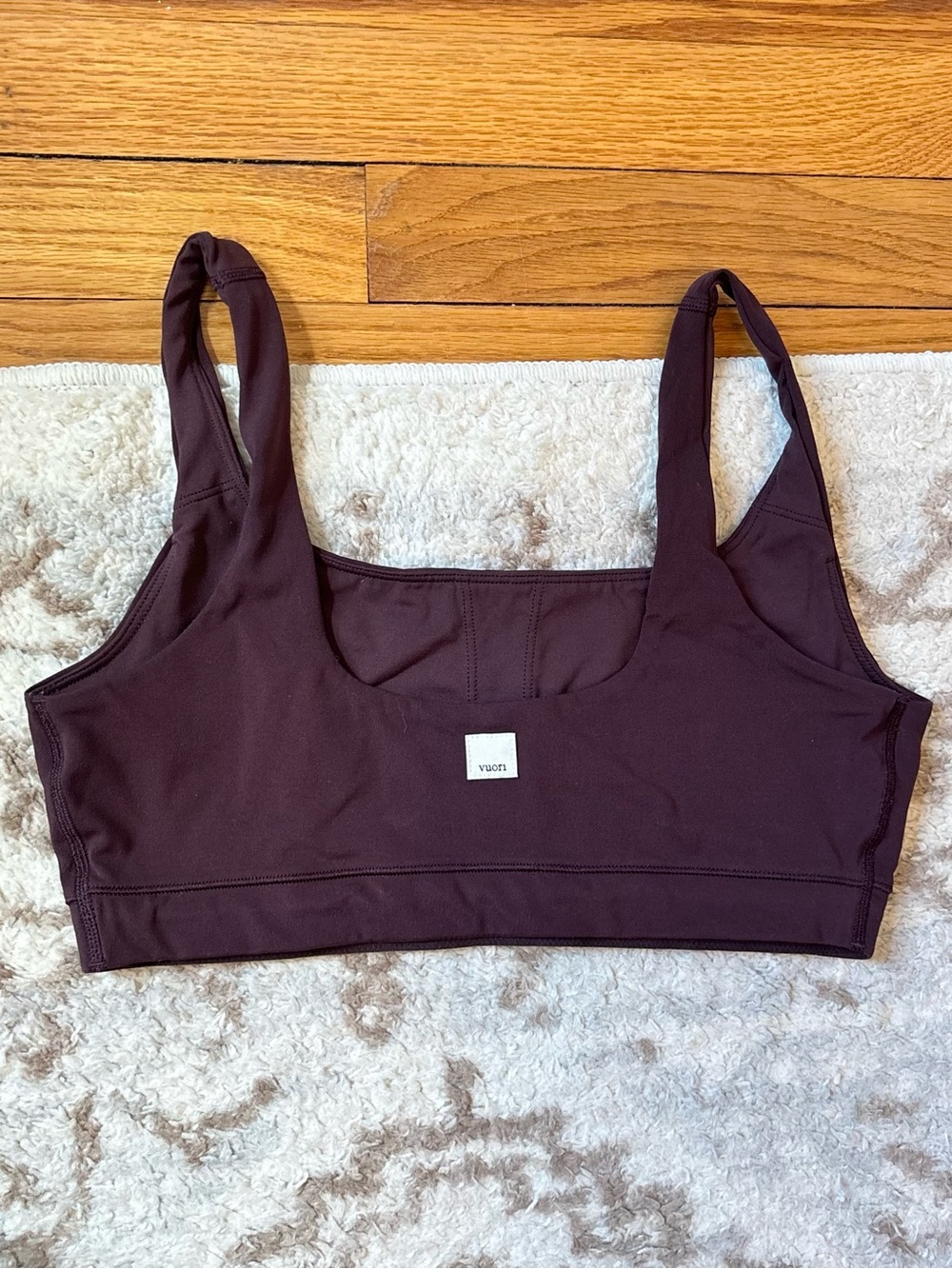 Vuori Set Two Piece AllTheForm Sports Bra Leggings Maroon Yoga Workout - Picture 4 of 7